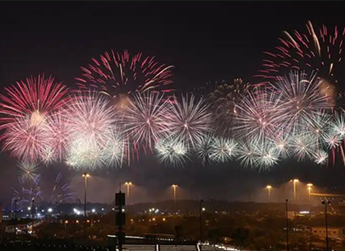 彝良县焰火晚会